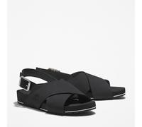 Sandale TIMBERLAND "MALIBU WAVES BASIC BACKSTRAP SANDAL", Damen, Gr. 36, jet schwarz, Leder, Schuhe Sandale, aus Leder (40569315-36) jet schwarz
