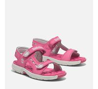 Sandale TIMBERLAND "MOSS JUMP BACKSTRAP SANDAL", Mädchen, Gr. 29, br pnk, Leder, Schuhe Sandale, aus Leder (91993733-29) br pnk