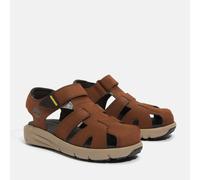 Sandale TIMBERLAND "MOTION DUNE FISHERMAN SANDAL", Mädchen, Gr. 28, braun (schwarz braun), Synthetik, Schuhe Sandale (96469817-28) schwarz braun