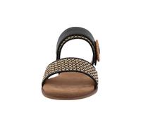 Sandale TOM TAILOR "Tom Tailor Flat Sandals - Mules", Mädchen, Gr. 38, beige (schwarz), Polyester, Schuhe Sandale (12082124-38) schwarz