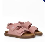 Sandale TOMMY HILFIGER, Damen, Gr. 38, rosa, Leder, Schuhe Sandale, Barfußschuh, Sommerschuh mit praktischen Klettverschlüssen (89738929-38) rosa
