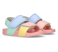 Sandale TOMMY HILFIGER, Kinder, Gr. 28, bunt (multicolor), Synthetik, colorblocking, Schuhe Sandale, Badeschuh, Sandale, Wasserschuh mit Klettverschlüssen (46245162-28) multicolor