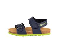 Sandale TROLLKIDS "KIDS BERGEN SANDAL", Mädchen, Gr. 32, blau (navy, grün), Synthetik, Schuhe Sandale (96752163-32) navy, grün