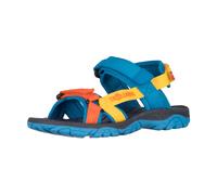 Sandale TROLLKIDS "Kids Oslofjord Sandal", Mädchen, Gr. 38, bunt (dynamic blau, bright orange, gelb), Synthetik, Schuhe Sandale (91964368-38) dynamic blau, bright orange, gelb