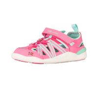 Sandale TROLLKIDS "Kids Saltfjord Barefoot Sandal", Mädchen, Gr. 38, light magenta, schwarz mint, Synthetik, Schuhe Sandale, Barfußschuh (58553300-38) light magenta, schwarz mint