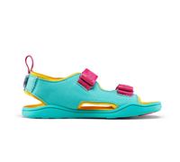 Affenzahn Sandale Vegan Airy mit Klettverschluss rutschfest Flexibel Luftig Leicht für den Sommer, Größe 21-32 Eule - Türkis, 29