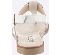 Zehentrenner HEINE, Damen, Gr. 39, weiß, Glattleder, Leder, Rindsleder, Schuhe Zehentrenner (27129766-39) weiß