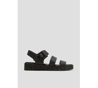 Sandalen aus Kunstleder 39 schwarz 6009182.001.39
