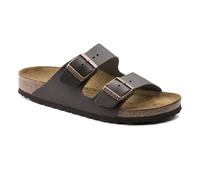 Birkenstock Leder-Pantoletten "Arizona" in Braun - Weite S - Größe 39 | Damen Pantoletten