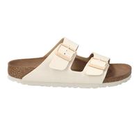 Birkenstock Arizona Vegan Pantolette - schmal - Damen - Canvas Eggshell in Größe 40