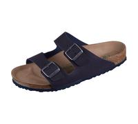 Birkenstock - Flip Flops - Arizona M SYN Desert Dust Indigo Blue für Herren, aus Leder - Blau Blau 40