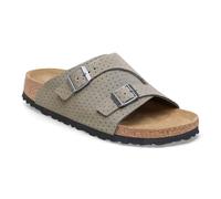 Sandalen Birkenstock Zérich aus geprägtem Wildleder, grau