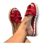 Sandalen Blumen Fell Hausschuhe Pelz Schlappen Flash Slipper mit Chain Plüsch Latschen Warme Pantoffeln rutschfeste Winter Women Slides Frauen Badelatschen Fluffy Slipper Plüsch Pantoffeln J300