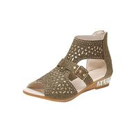 Sandalen Damen 38 Keilabsatz Sexy Leicht rutschfest Sommerschuhe Freizeit Retro Plateau Strand Sandale Atmungsaktive Ledersandalen Keilsandale Sandalen Damen Bequem Strandsandalen