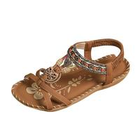 sandalen damen camper schuhe damen herbstschuhe Sommer Flache Sandaletten Elegant Sandals Strand Schuhe orthopädische damenschuhe bequem leinenschuhe leichte sommerschuhe