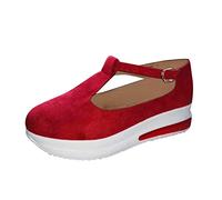 Sandalen Damen Elegant Keilabsatz Vintage Retro Sommer Plateau Schuhe Freizeit Sexy Plattform Sommerschuhe rutschfest Trekkingsandalen Strandsandalen Sandalen Damen Atmungsaktive Keilsandale