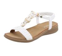 Sandalen Damen Flats Bequeme Sommer Formale Frauen Sandalen Casual Gladiator Walking Flats, Weiss/opulenter Garten, 40 EU