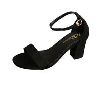 Sandalen Damen Mit Absatz Schlappen Stiletto Sexy Damenschuhe Elegante Pumps Slingpumps Mit Riemchen Spangenschuhe High Heels Blockabsatz Keilpumps für Zeremonie Büro Hochzeit