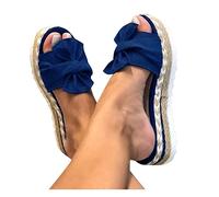 Sandalen Damen mit Absatz Weiß Sandalen Damen Spitze Pumps Schuhe Blockabsatz Stiefeletten Runder Spitze Blumenmuster Mesh Hohle Tüll Strass Sommerstiefel Reißverschluss Freizeit Atmungsaktiv K978