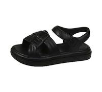 Sandalen Damen Sommer Bequem Strand Dicke Untere Damenschuhe Mode Rom Freizeitschuhe Halbschuhe Orthopädie Schuhe Elegant Trekking Walking Sport Barfußsandalen Orthopädische Damensandalen Schwarz 39