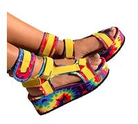 Sandalen Damen Sommer Damen Neue Sommermode All-Match One Word Schnalle Sonnenblume Weinglas Mit Sexy Strass Transparent Stiletto Sandalen Fischmund Spitz Transparent High Heels J323