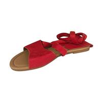 Sandalen Damen Sommer Freizeitsandalen Riemchensandalen Plateau Sandalen mit Weiche Fußbett Zehentrenner Keilsandalen Strandschuhe Sandaletten