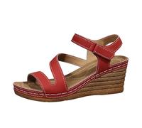 Sandalen Damen Sommer Keilsandalen Damen Braune Schuhe Mit Absatz Plateau Dunkelblau Elegant Moderne Pink Sommerschuhe Für Summer Shoes Plateauschuhe Weiß Vegan Pantoletten Keilabsatz Übergröße