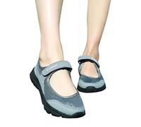Sandalen Damen Sommer Orthopädische Tiefem Fischmund Offene Zeh Sandaletten Klettverschluss Dicke Keilabsatz Sommerschuhe Frauen Freizeitschuhe Pantoffeln Plattform rutschfest Schuhe