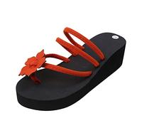 Sandalen Damen Sommer Plattform rutschfest Retro Vintage Sommerschuhe Böhmen Freizeit Plateau Sandaletten Sexy Keilsandaletten Pantoletten Schuhe Sandalen Damen Bequem Keilsandale