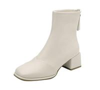 Sandalen Damen Sommer Winterstiefel Damen Gefüttert Winterschuhe Kurzschaft Stiefel Bequeme Stiefeletten Damen Schneestiefel rutschfeste Frauen Schwarz Braun Pink 36-43 EU Vintage Schuhe K100