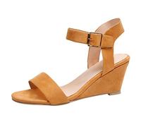 Sandalen Damen Sommerschuhe Espadrilles mit Keilabsatz Damen Outdoor Wedge Mit Absatz Strand Strandschuhe Slide Sandalen Mädchen Strandschuhe Damen Komfort Sommer Pantoletten Strandsandalen