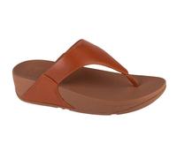 Fitflop Hellbraune Sandalen aus Lulu-Leder mit Zehensteg - Größe 42