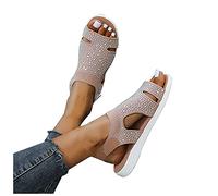 Sandalen Für Breite Füße Damen Weite H Mit Fussbett Sommerschuhe Schuhe Slingback Mesh Sandalen Sandalen Barfuß Muffin-Sandalen Ortopädicheschuhe