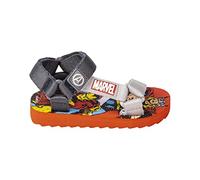 Sandalen für Kinder Avengers - Rot und Grau - Größe 32 - Sandalen aus Polyester mit EVA-Sohle, Klettverschluss und Gummipatch - Original Produkt in Spanien Designed