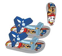 Sandalen für Kinder Paw Patrol - Grau und Blau - Größe 27 - Sandalen aus Polyester mit EVA-Sohle, Klettverschluss und Gummipatch - Original Produkt in Spanien Designed