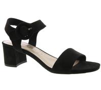 Sandalen glatter Boden bis 50 BLACK - Gr. - 37