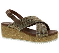 Sandalen glatter Boden bis 50 TAUPE LE - Gr. - 37