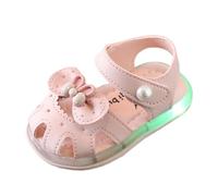 Sandalen Mädchen 36 - Kindersandalen Mädchen Sandalen Sommer Baby Schuhe Weiche Sohle LED Schuhe Wanderschuhe (3 3.5 Jahre)