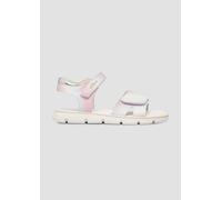 s.Oliver Mädchen Sandalen flach mit Klettverschluss Bequem, Mehrfarbig (Multicolor), 28 EU