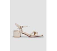 s.Oliver Damen Sandalen mit Absatz Elegant Bequem, Beige (Beige Comb), 40 EU