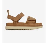 Sandalen UGG Goldenstar aus Veloursleder, braun