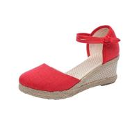 Sandalen Vorne Geschlossen Damen Geschlossene Blockabsatz Schuhe Sommer Elegant Sommerschuhe Absatzschuhe Mit Absatz Bequem Keilpumps Trendige Brautschuhe Sandale Keilpumps