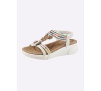 Sandalette ANDREA CONTI, Damen, Gr. 36, weiß, Synthetik, Schuhe Sandalette (26414704-36) weiß