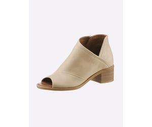 Sandalette ANDREA CONTI, Damen, Gr. 40, beige (creme), Leder, Schuhe Sommerboots Ankleboots Schaftsandale (28803818-40) creme