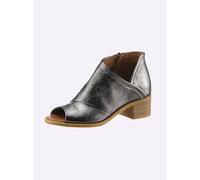 Sandalette ANDREA CONTI, Damen, Gr. 40, silber (altsilberfarben), Glattleder, Leder, Schuhe Sommerboots Ankleboots Schaftsandale (14298864-40) altsilberfarben