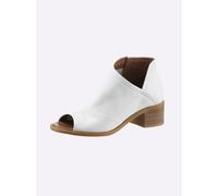 Andrea Conti Damen Sandalette Sandale mit Absatz, weiß, 41 EU