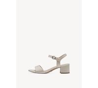 Tamaris Damen Sandalette – Blockabsatz, Beige – Größe 36 EU