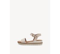 Tamaris Damen Klassische Ballerinas, Frauen Flats,Comfort Lining,TOUCHit-Fußbett,Slip-ons,klassisch elegant,Ballerinen,Ivory,41 EU