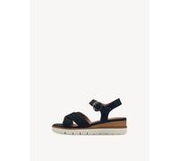 Tamaris Da.-Sandalette für Damen, blau, Größe 39 EU