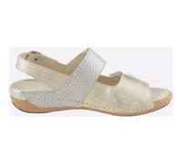 Sandalette WALDLÄUFER, Damen, Gr. 7.5, beige (bronzefarben), Nubukleder, Schuhe Sandalette (88921217-7,5) bronzefarben